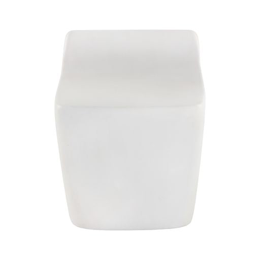 Sunpan Ledger Stool in Ash Grey Wood Look / Black / White