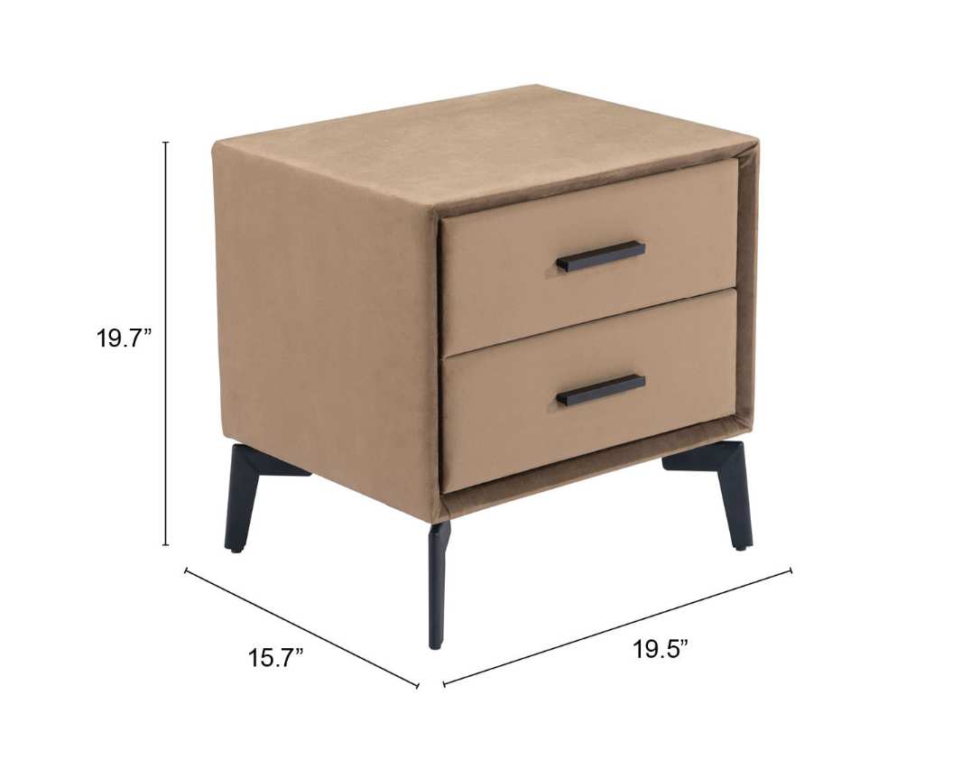 Zuo Modern Montana Side Table in Brown