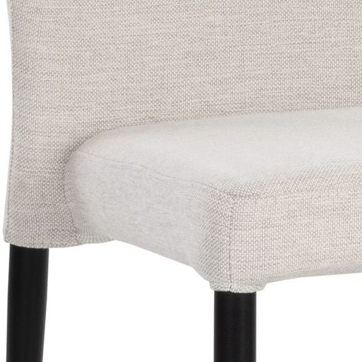 Sunpan James Stackable Dining Chair in City Beige / City Grey - Set of Two