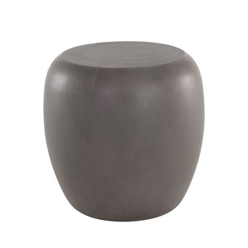 Sunpan Iolite End Table in Black / Grey / White