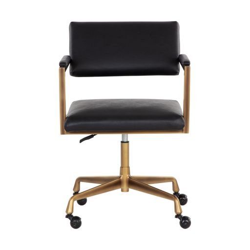 Sunpan Ventouz Office Chair - Vintage Black