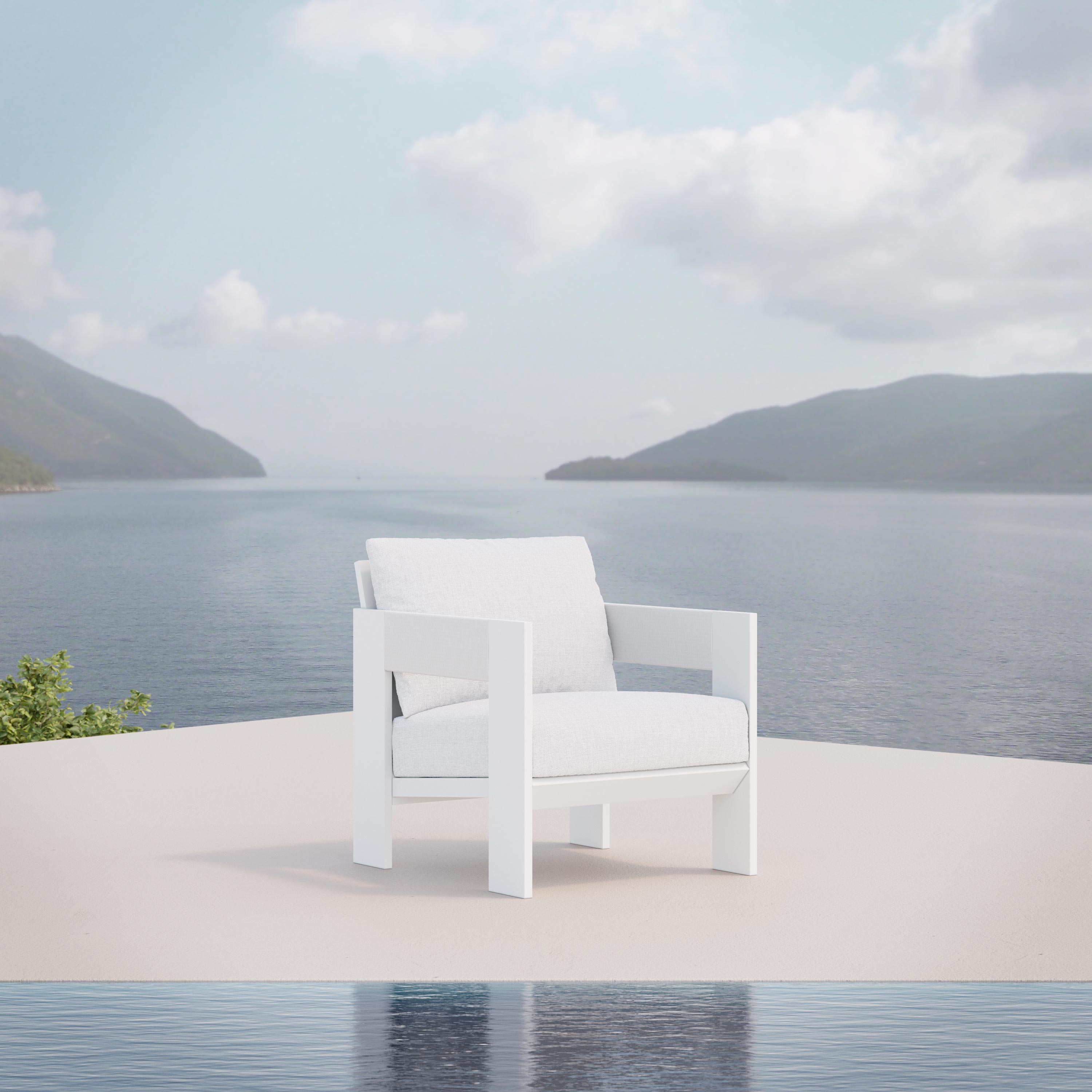 Azzurro Living Mykonos Club Chair With Polar Cushion