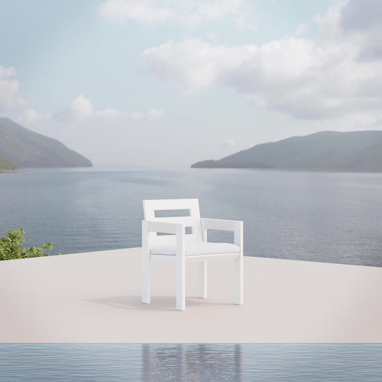 Azzurro Living Mykonos Dining Chair With Polar Cushion (Qty 2)