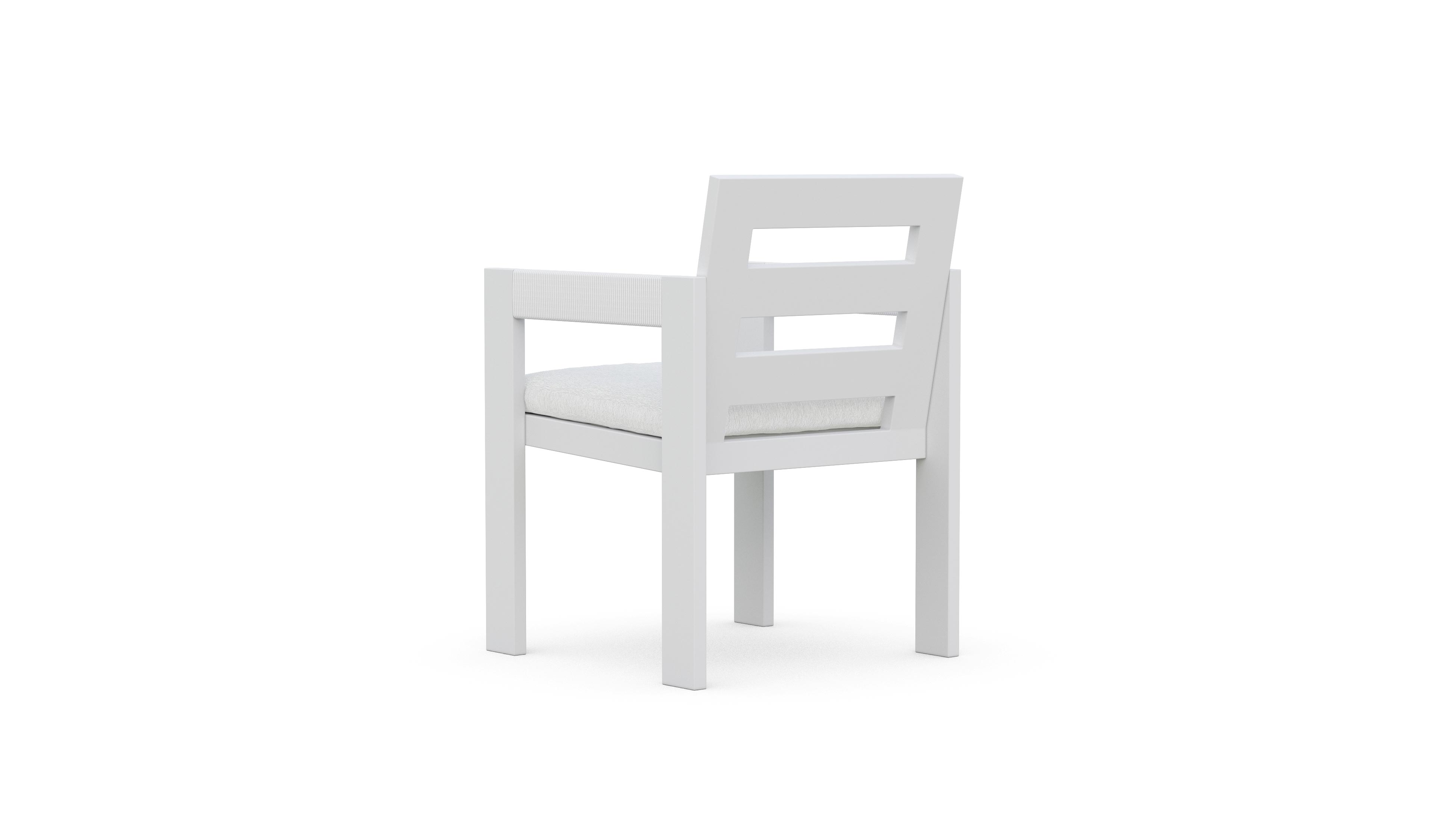 Azzurro Living Mykonos Dining Chair With Polar Cushion (Qty 2)