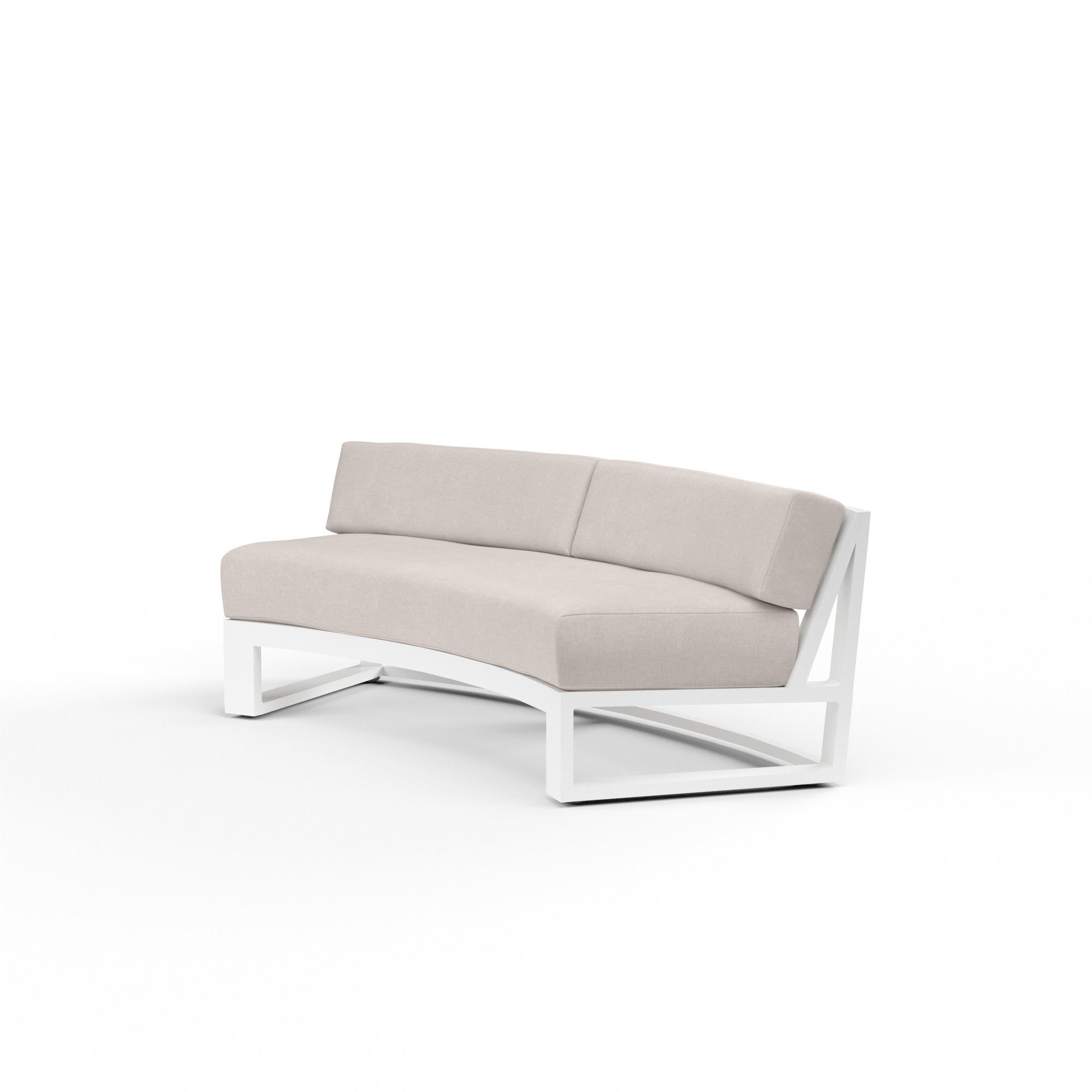 Sunset West Newport Curved Sofa with Cushion