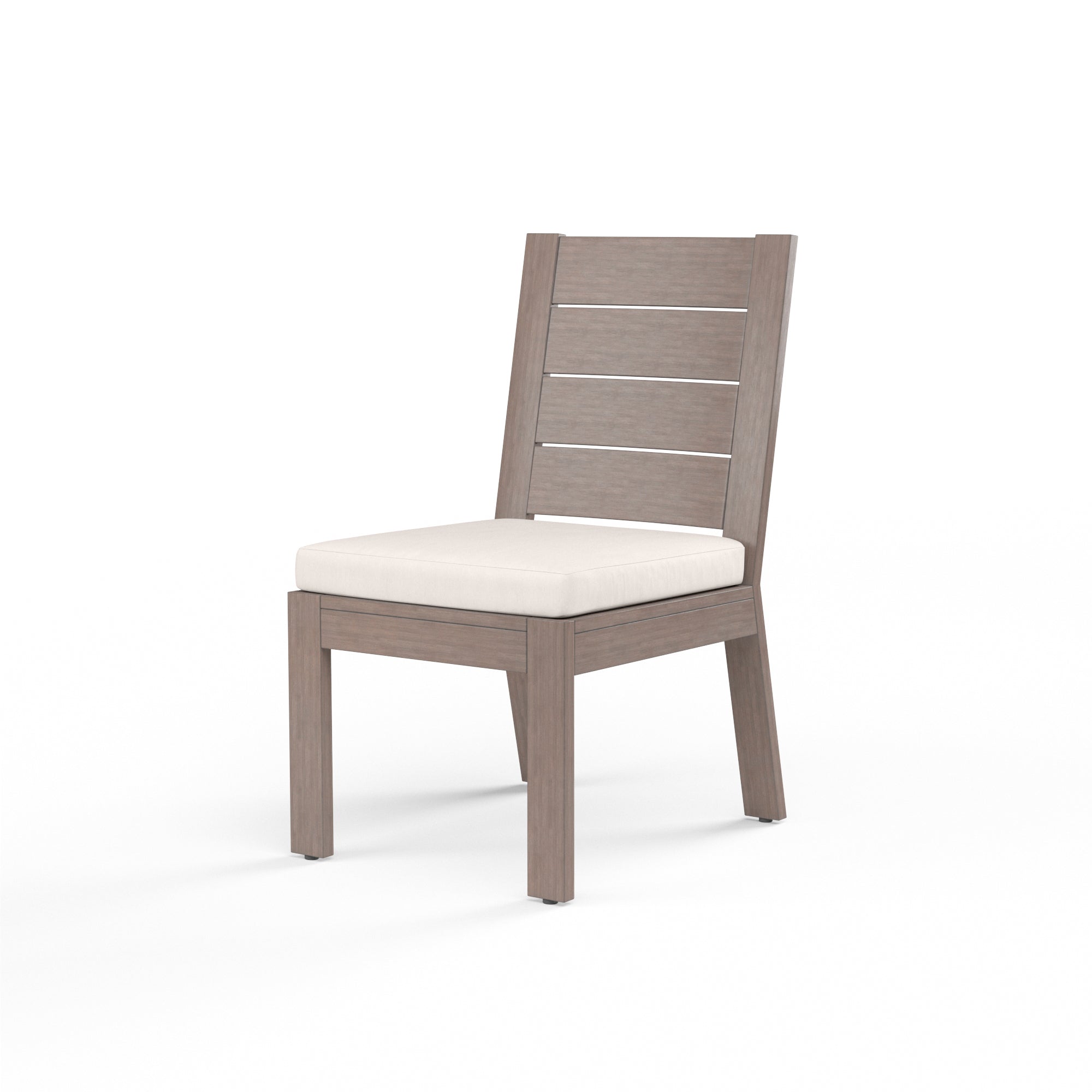 Sunset West Aluminum Laguna Armless Dining Chair with Cushion