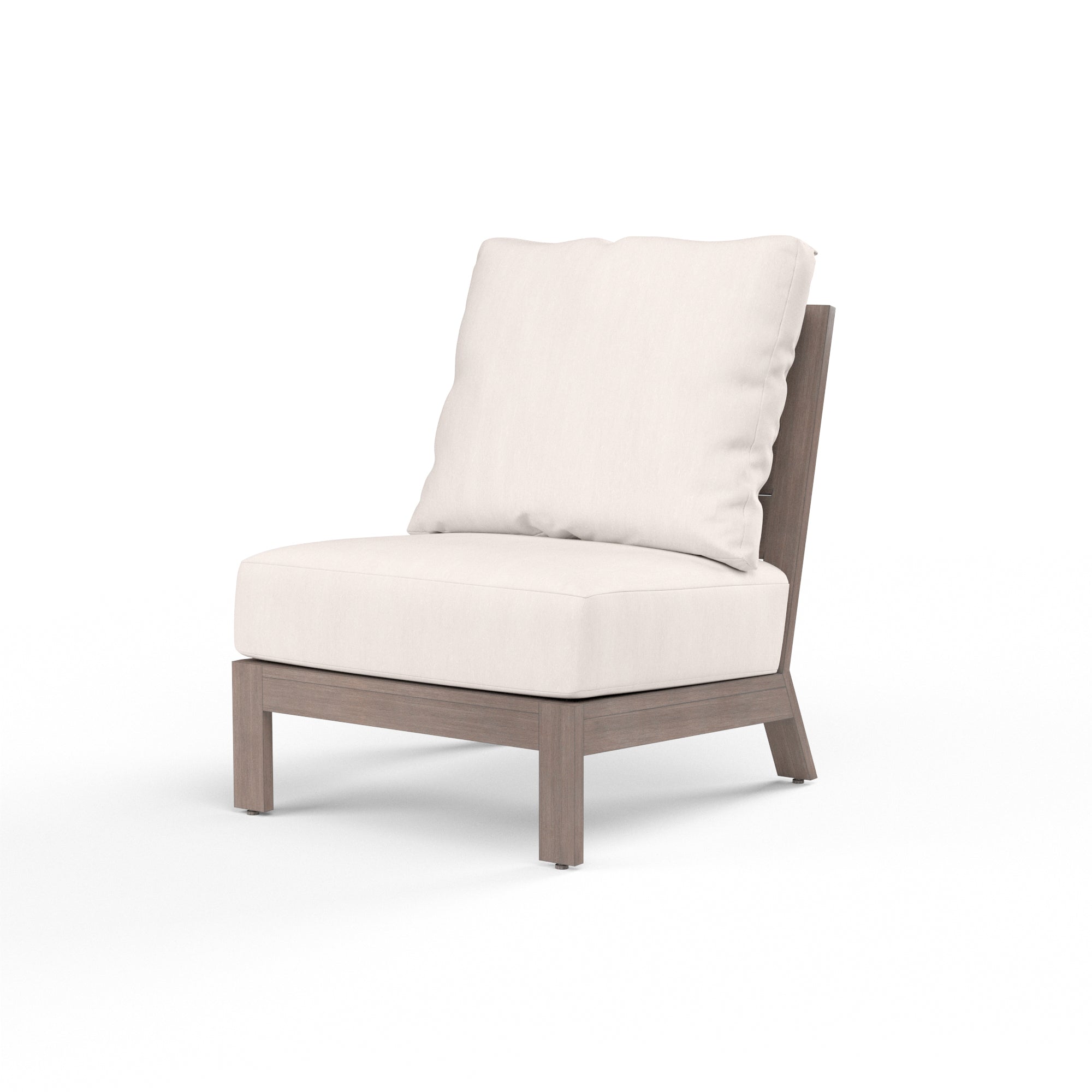 Sunset West Laguna Aluminum Armless Club with Cushion