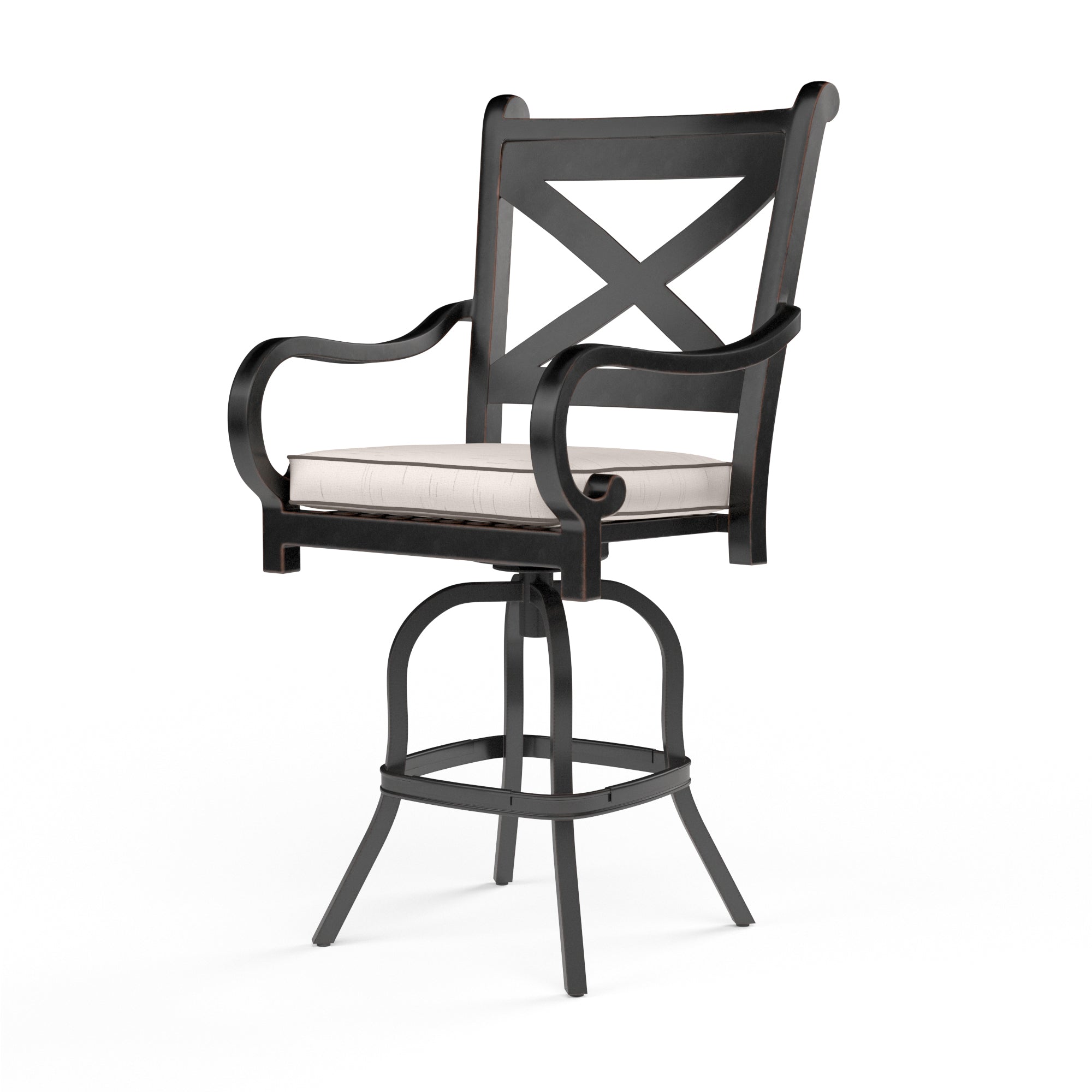 Sunset West Monterey Aluminum Barstool with Cushion