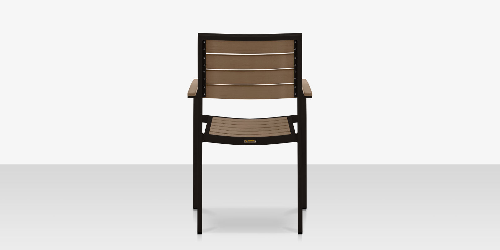 DecoScapes Napa Aluminum Stackable Dining Arm Chair