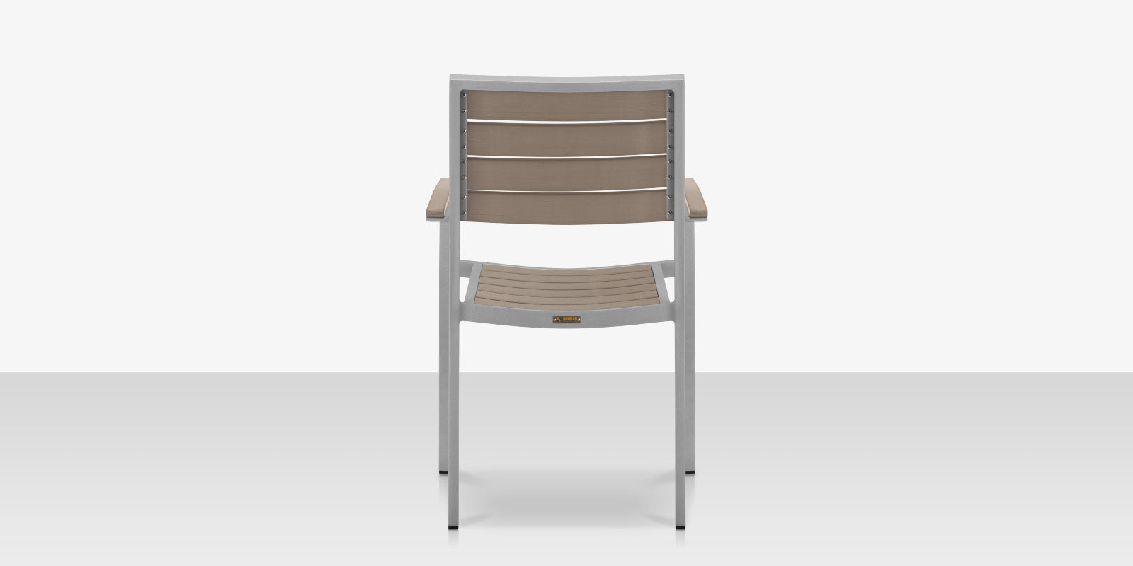 DecoScapes Napa Aluminum Stackable Dining Arm Chair