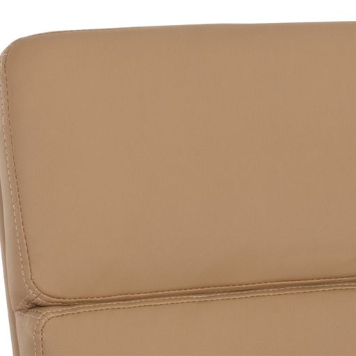Sunpan Kleo Office Chair in Onyx / Snow / Tan