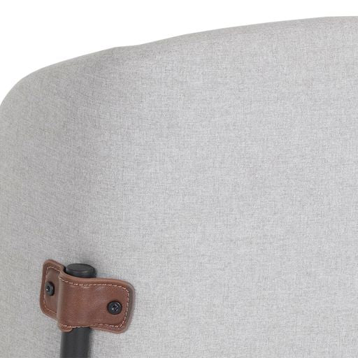 Sunpan Pearce Counterstool Dark Grey-Abbington Navy / Light Grey-Bravo Cognac