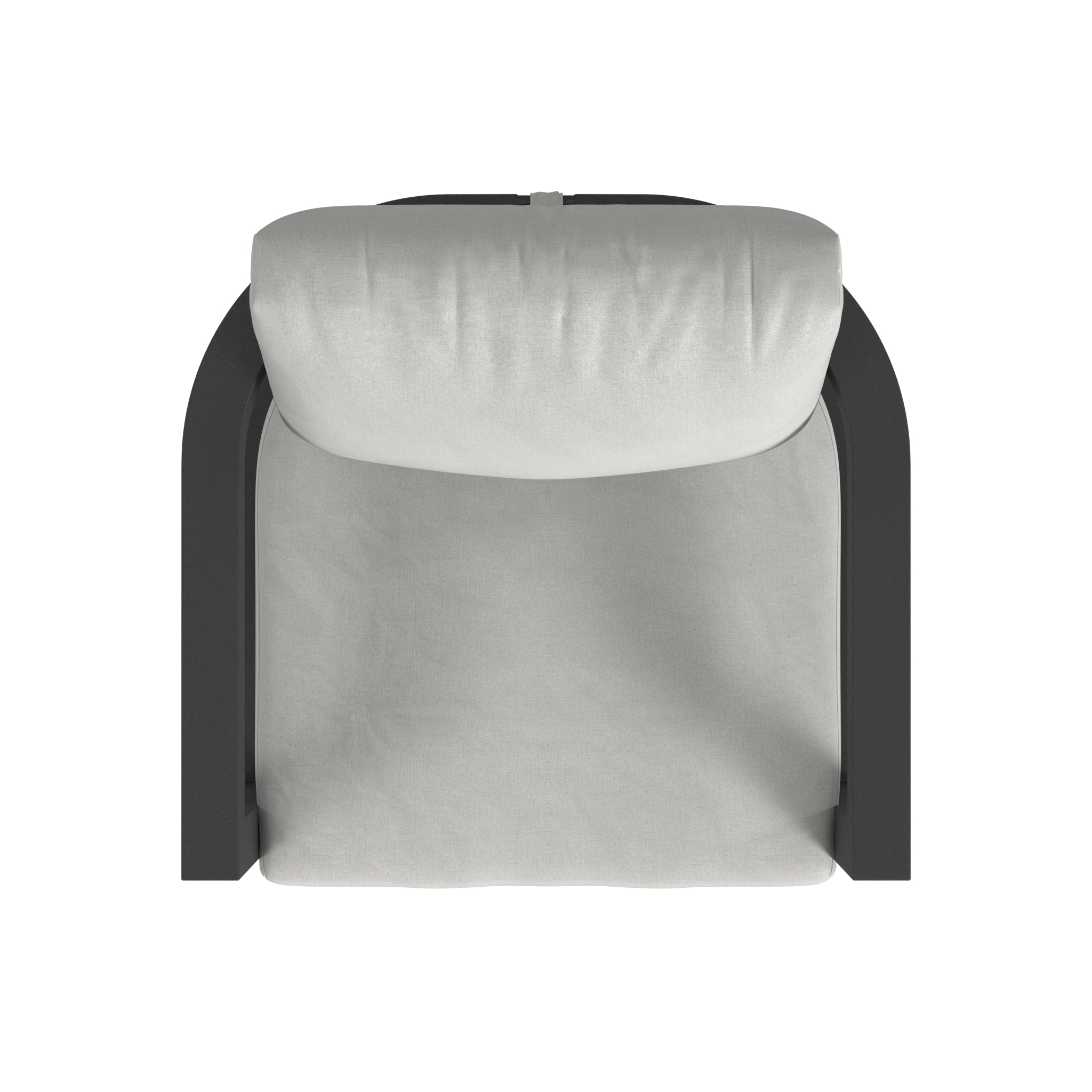 Sunset West Malibu Club Chair in Cast Silver - No Welt