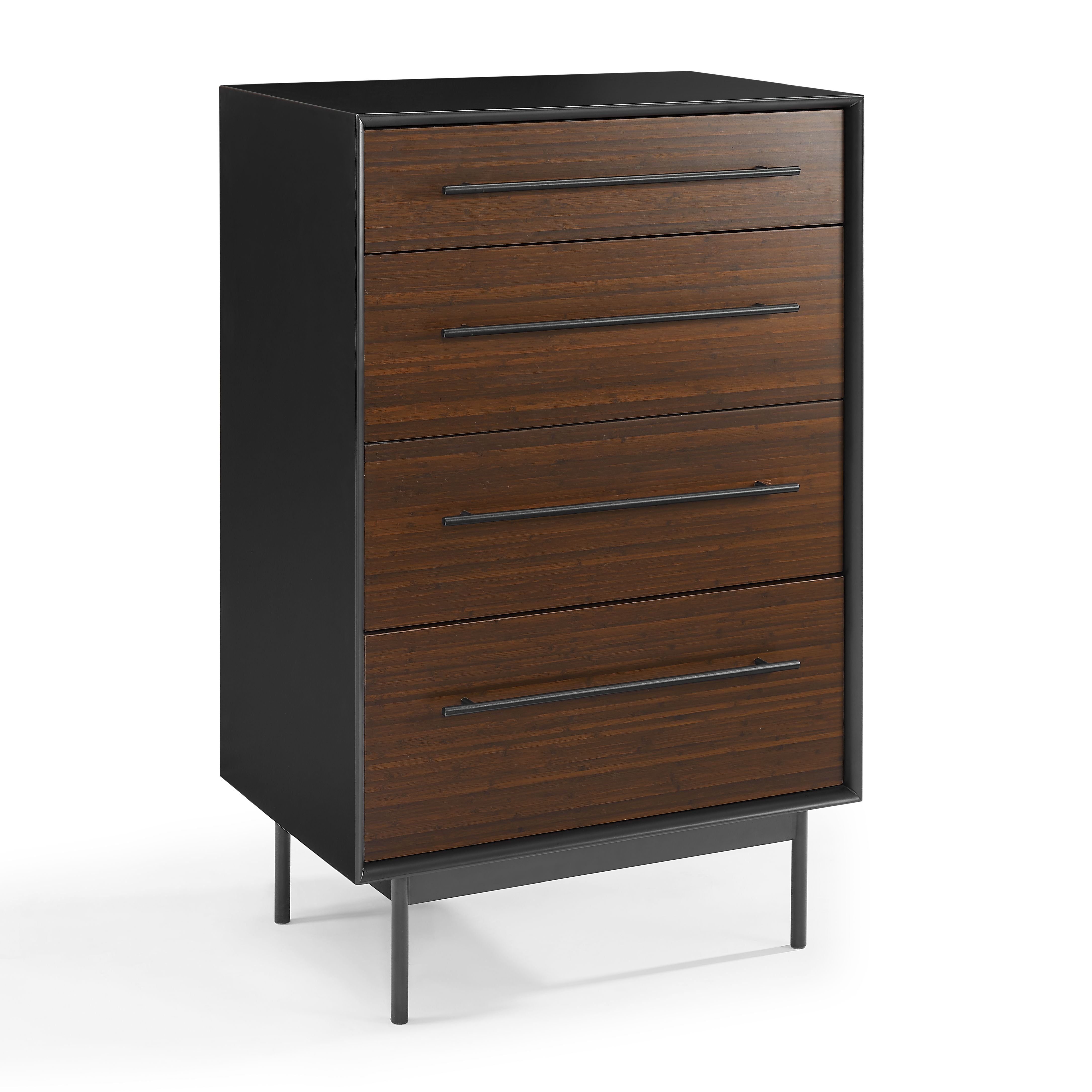 Greenington Park Avenue 4 Drawer High Chest Ruby