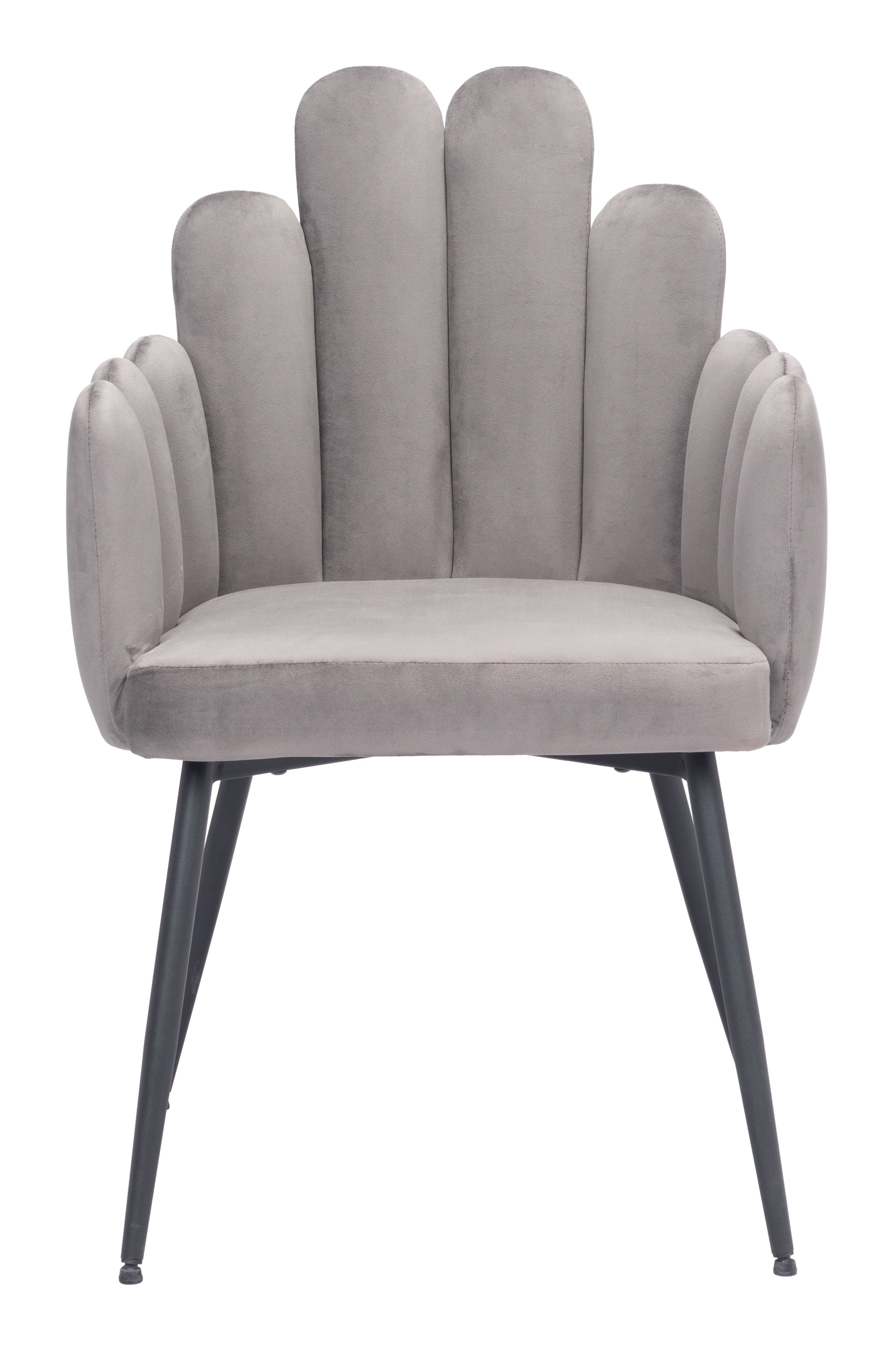 Zuo Modern Noosa Dining Chair in Navy Blue/Gray/Ivory