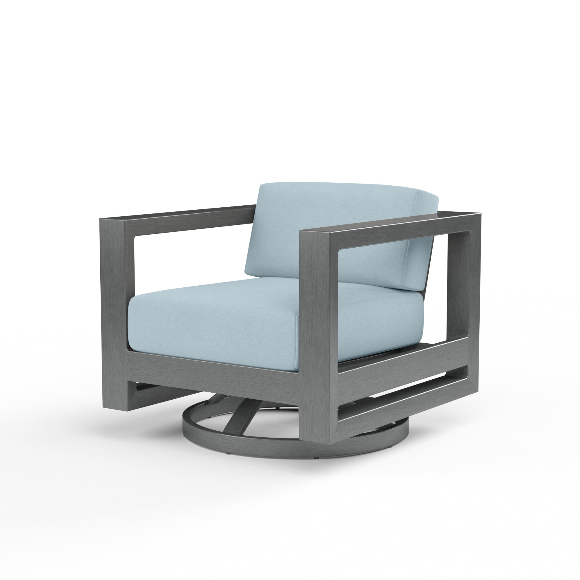Sunset West Redondo Swivel Club Chair with Cushion