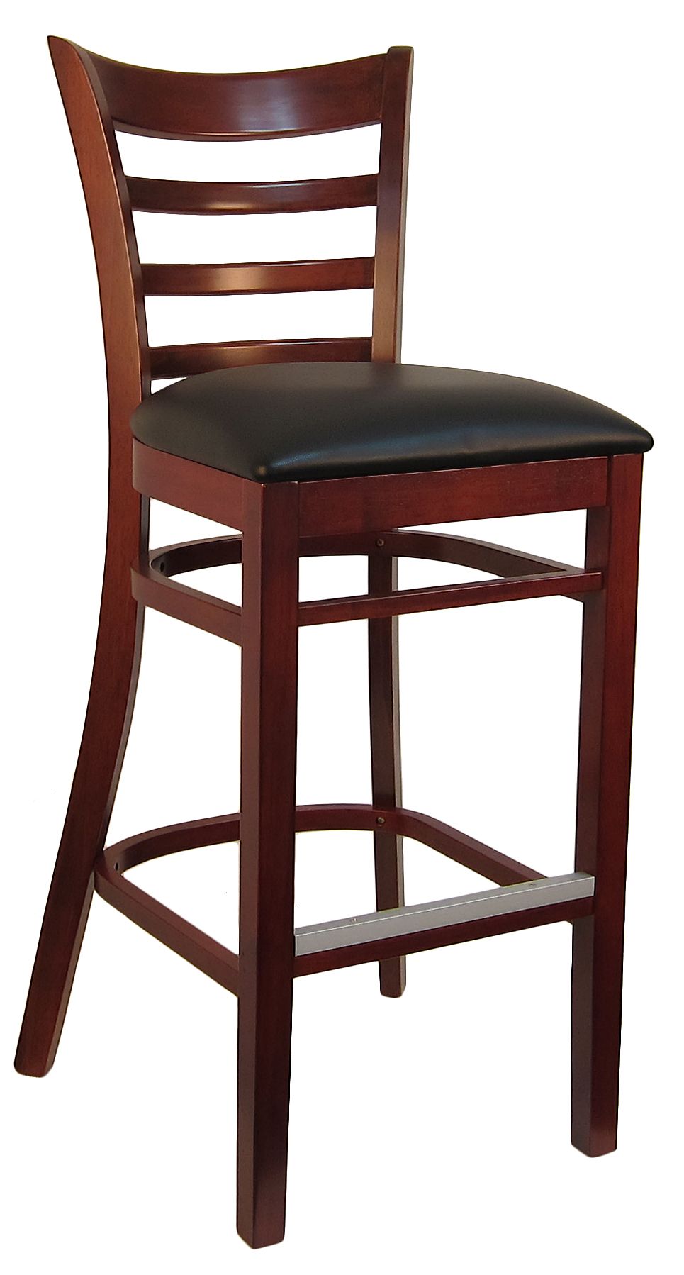 H&D Seating Ladder Back Wood Barstool