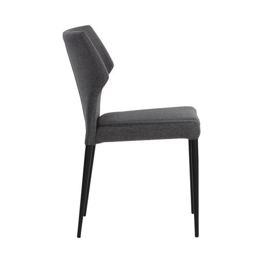 Sunpan James Stackable Dining Chair in City Beige / City Grey - Set of Two