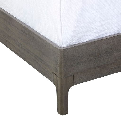 Sunpan Keldon Bed Queen / King Belfast - Heather Grey