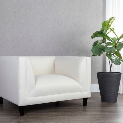 Sunpan Sanders Armchair Liv Dove / Liv Pearl