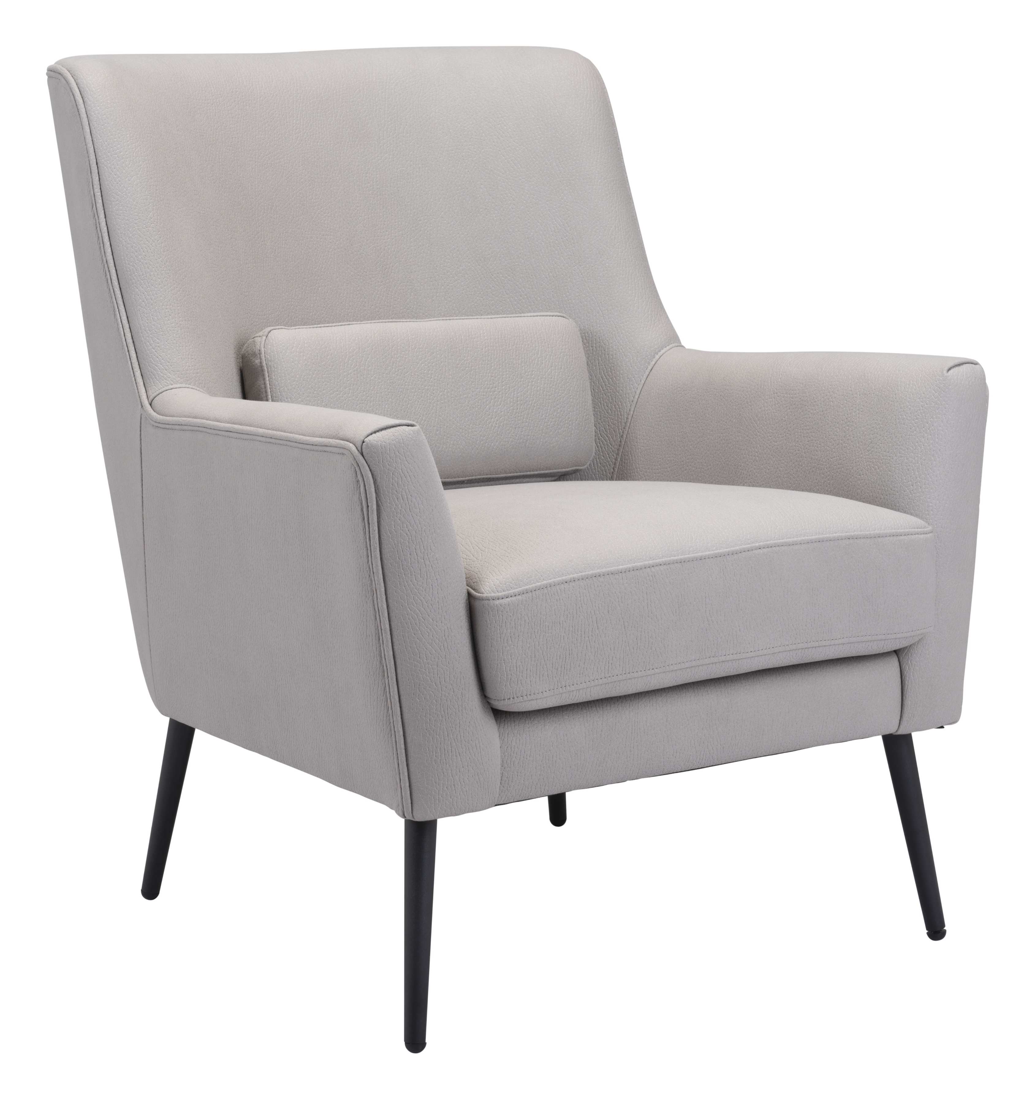Zuo Modern Ontario Accent Chair Vintage in Brown/Black/Gray