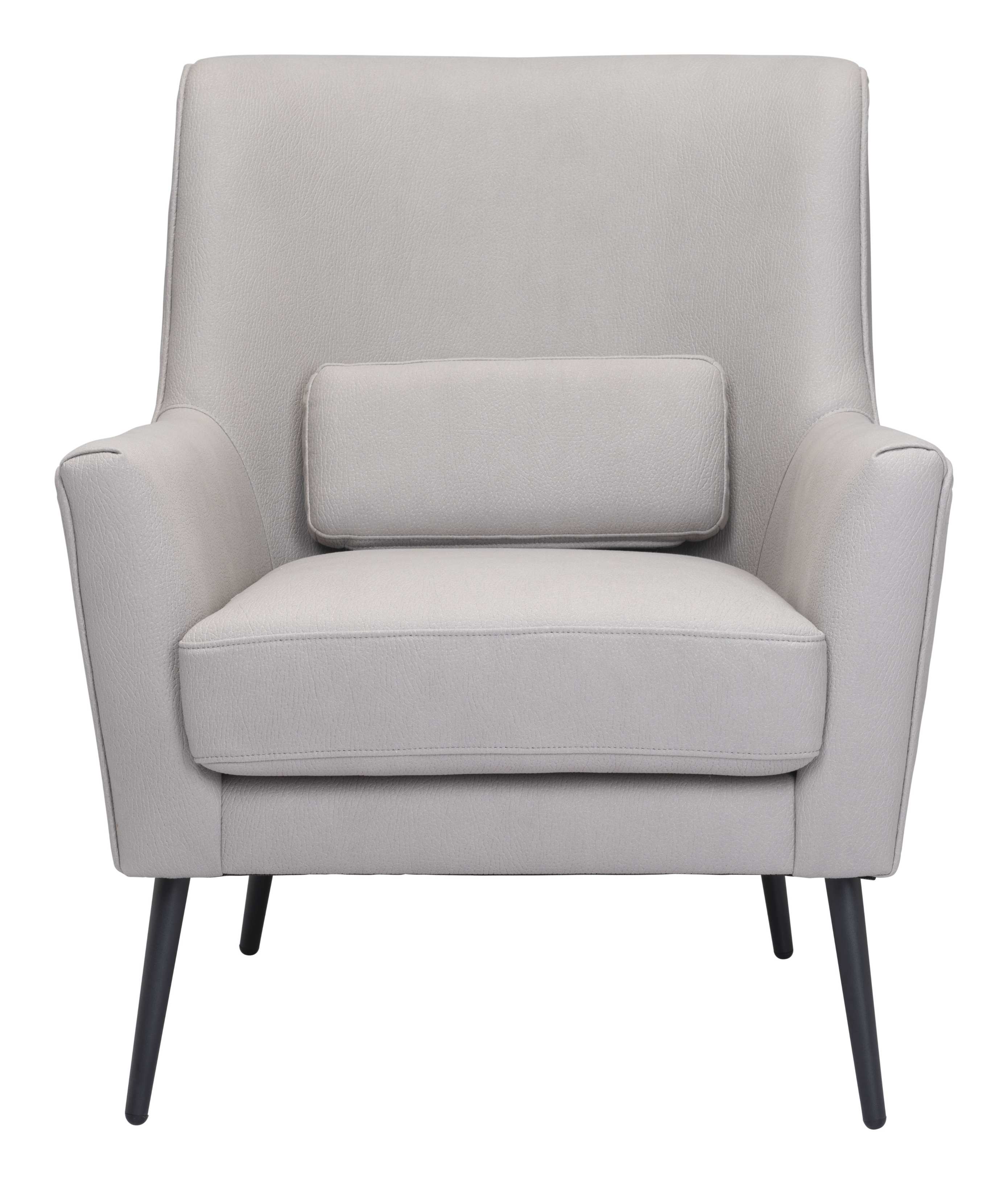 Zuo Modern Ontario Accent Chair Vintage in Brown/Black/Gray