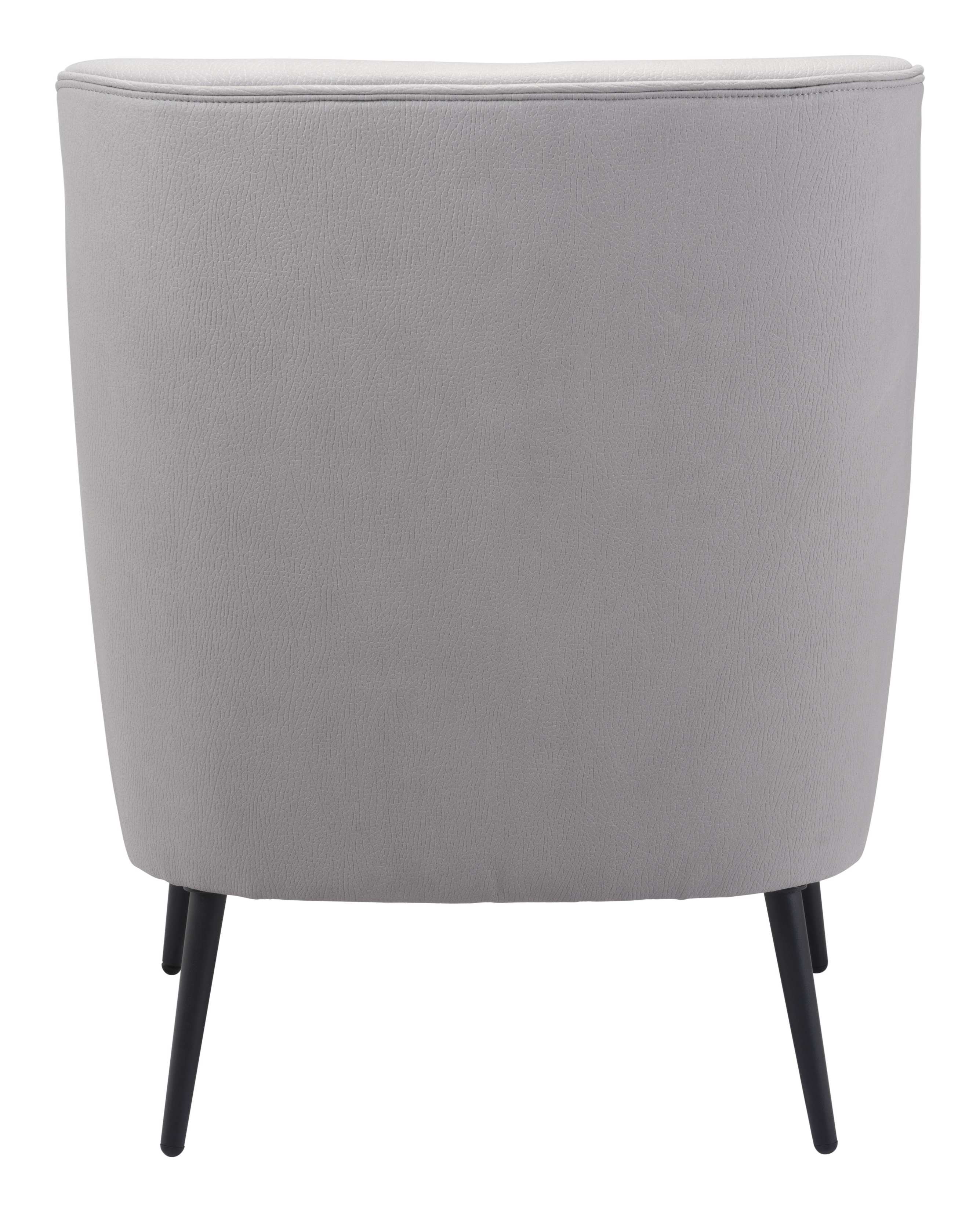 Zuo Modern Ontario Accent Chair Vintage in Brown/Black/Gray