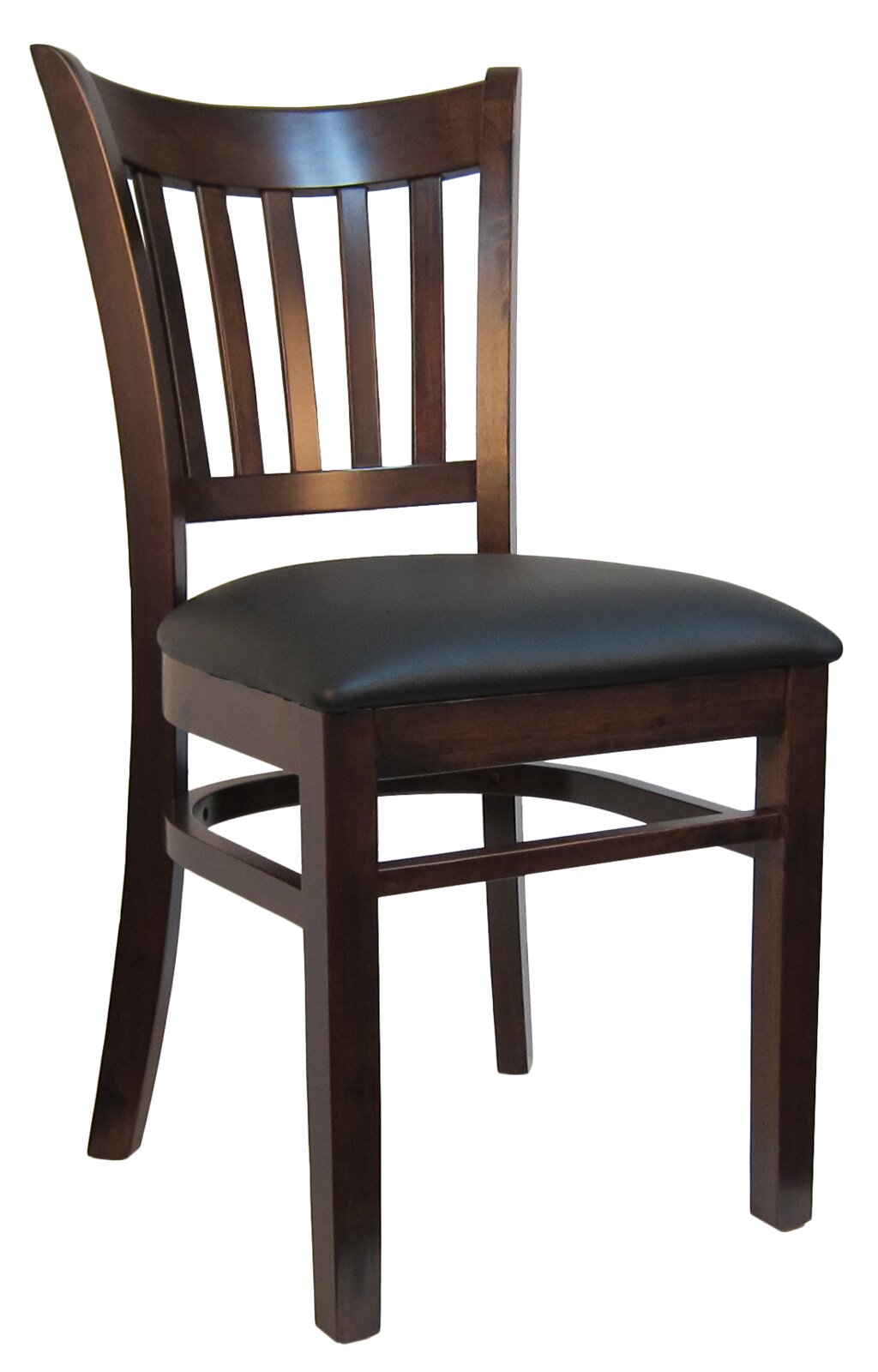 H&D Seating Open Vertical Back Wood Chair