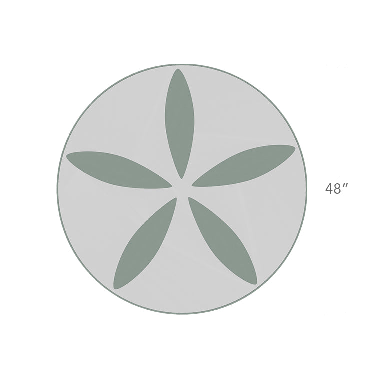 DecoScapes Organic Sand Dollar 48" Diameter Dining Table