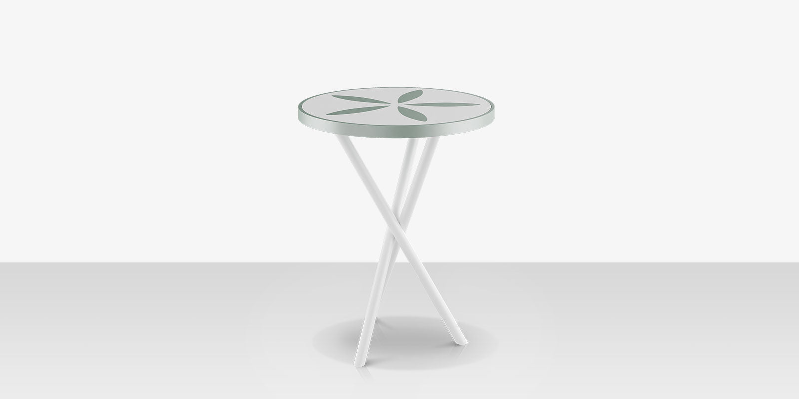 DecoScapes Organic Sand Dollar Side Table