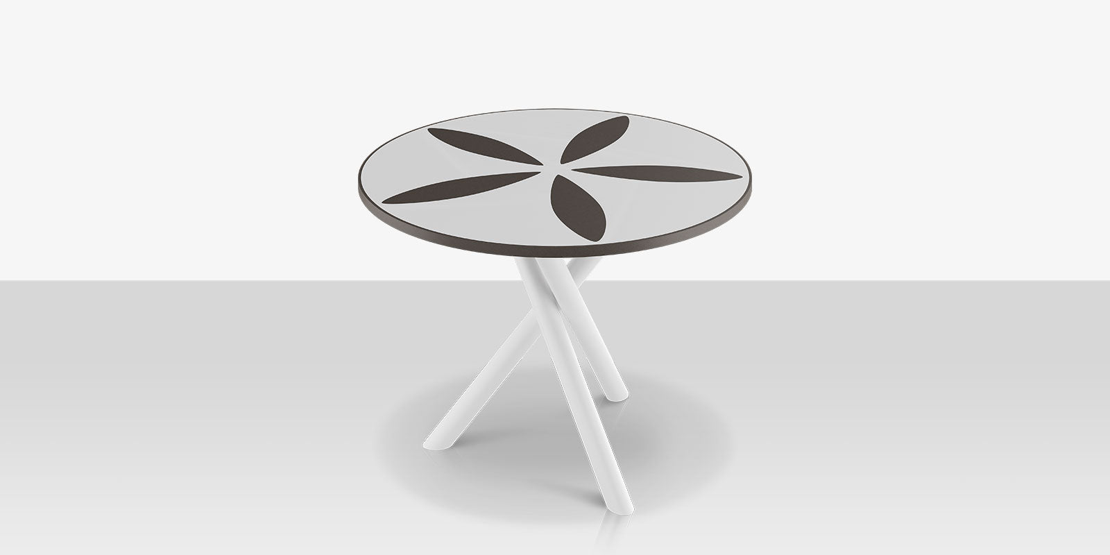 DecoScapes Organic Sand Dollar 42" Diameter Dining Table