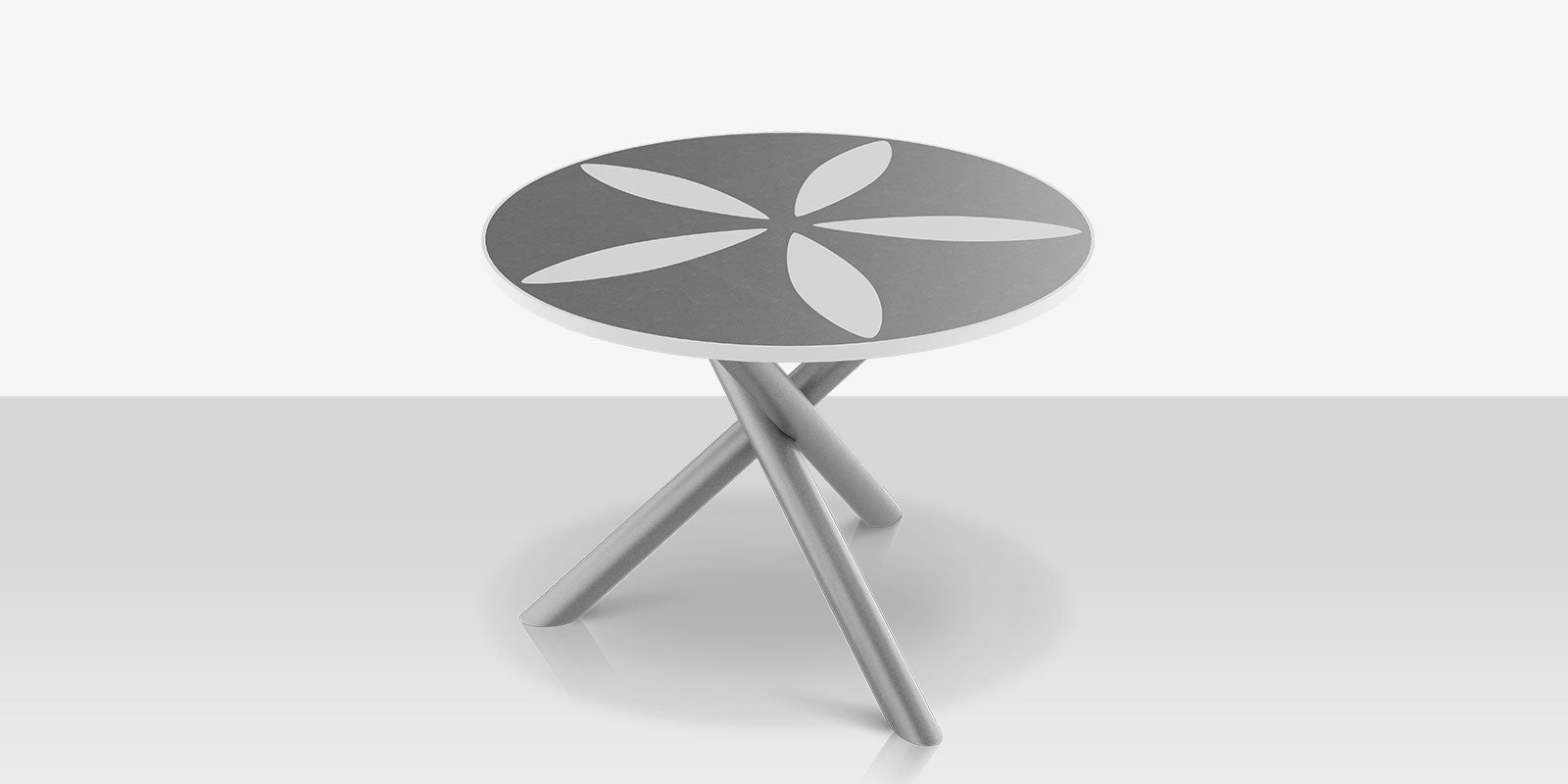 DecoScapes Organic Sand Dollar 48" Diameter Dining Table