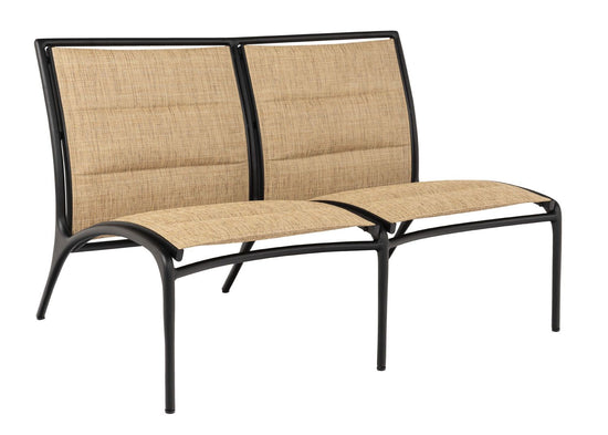 Woodard Orion Padded Sling Armless Love Seat