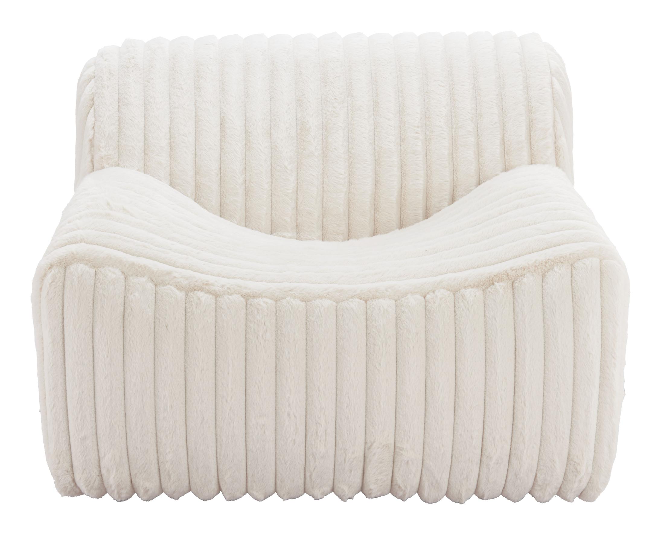 Zuo Modern Osterbro Accent Chair in Cream
