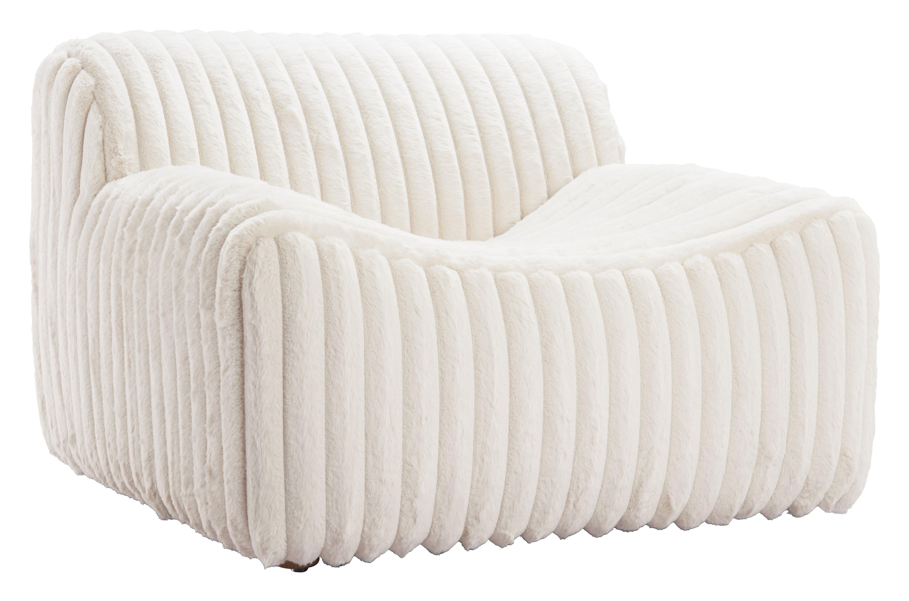 Zuo Modern Osterbro Accent Chair in Cream