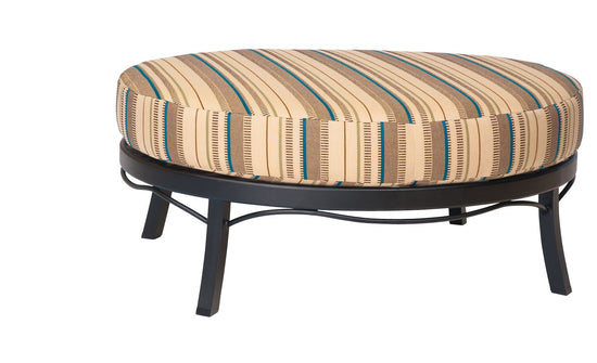 Woodard Et Cetera Woodard Aluminum Universal Oval Ottoman