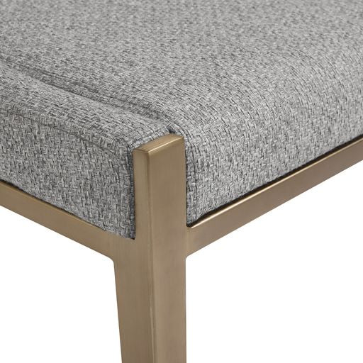 Sunpan Dionne Dining Chair in Monument Oatmeal / Monument Pebble