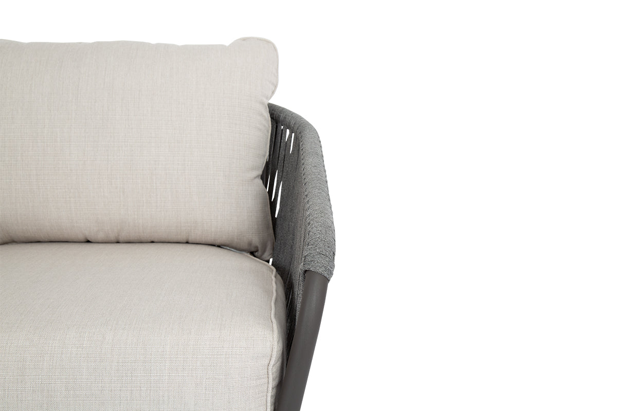 Sunset West Florence Club Chair in Echo Ash, No Welt