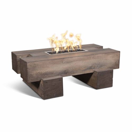 The Outdoor Plus Palo Fire Pit Wood Grain Concrete