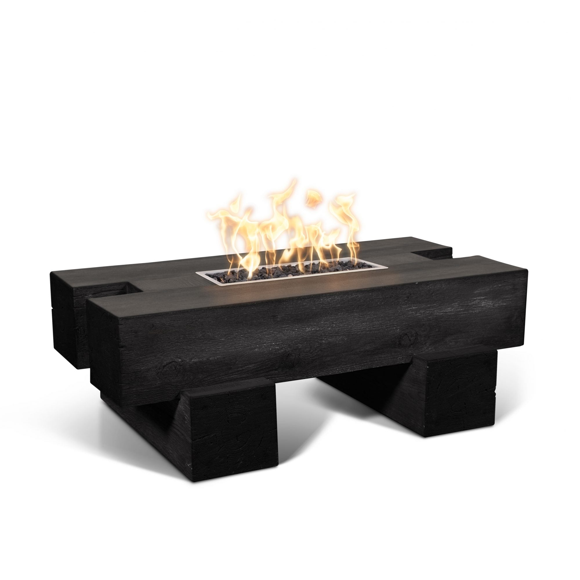 The Outdoor Plus Palo Fire Pit Wood Grain Concrete