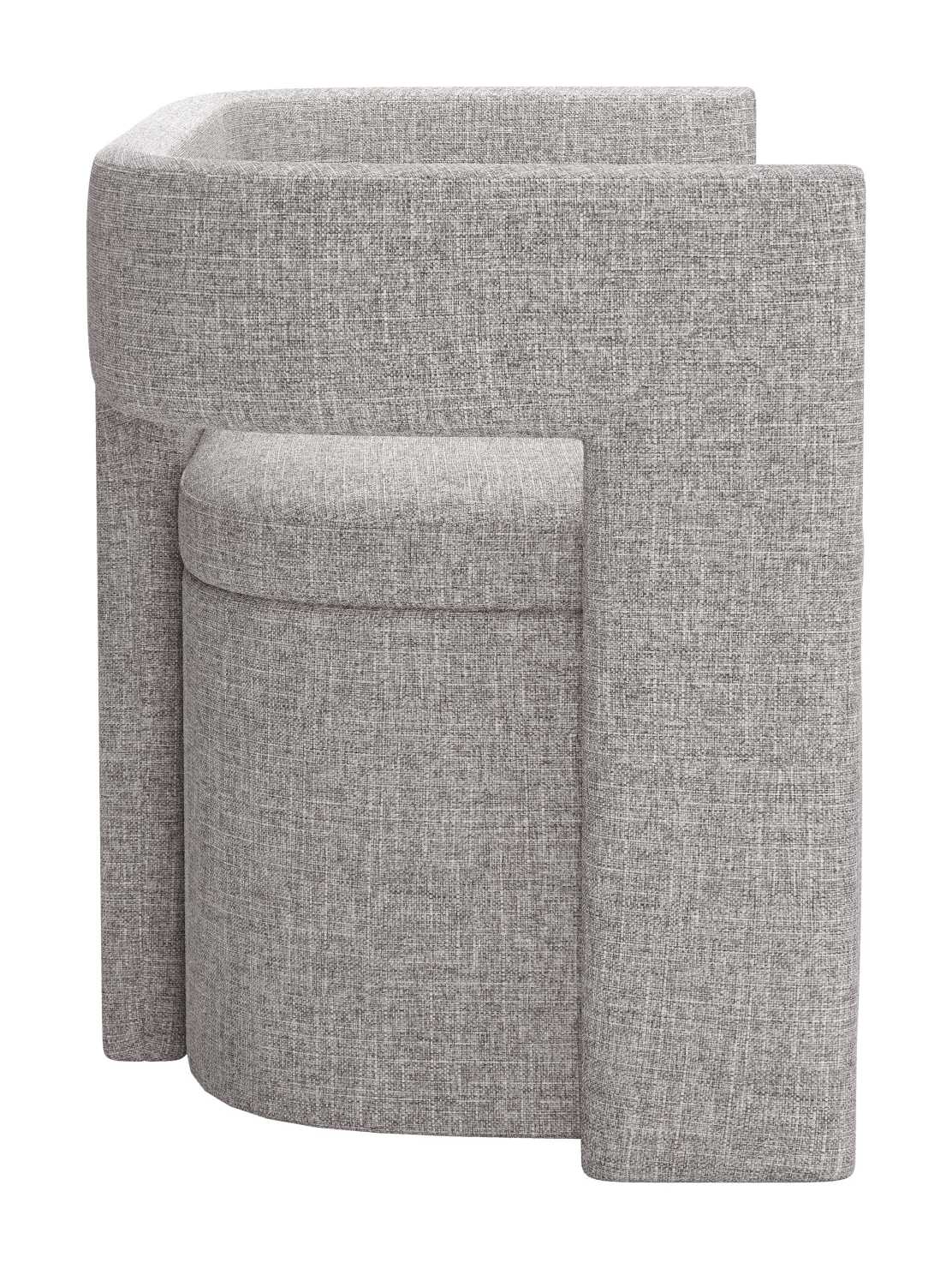 Zuo Modern Papua Storage Bench Gray