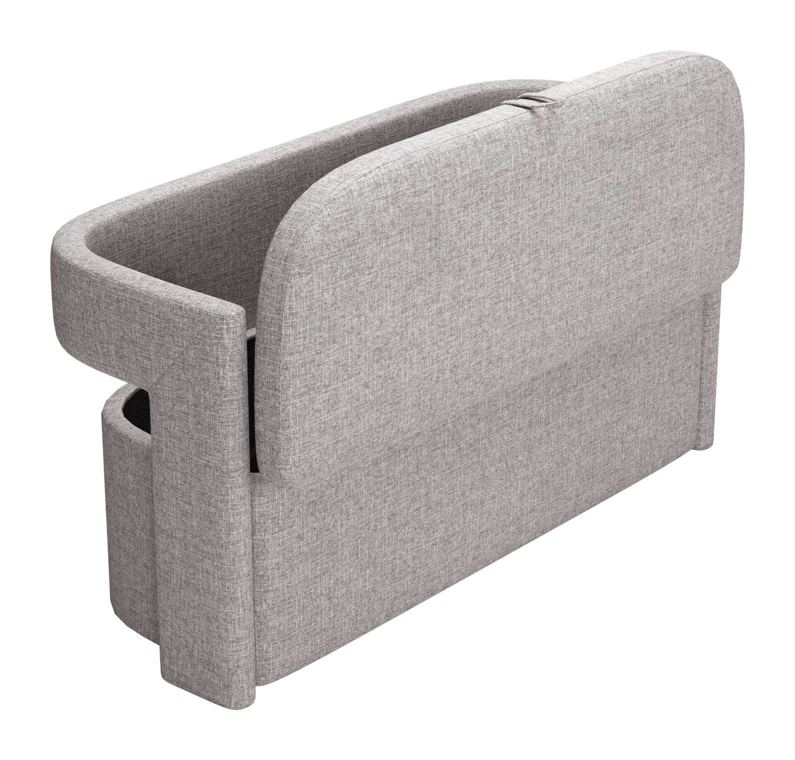 Zuo Modern Papua Storage Bench Gray