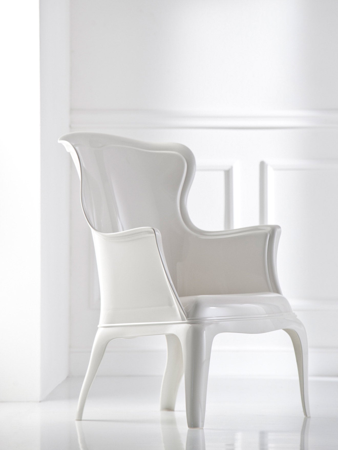 Florida Seating Molded Polycarbonate Mold Side Chair - PASHA – WHITE