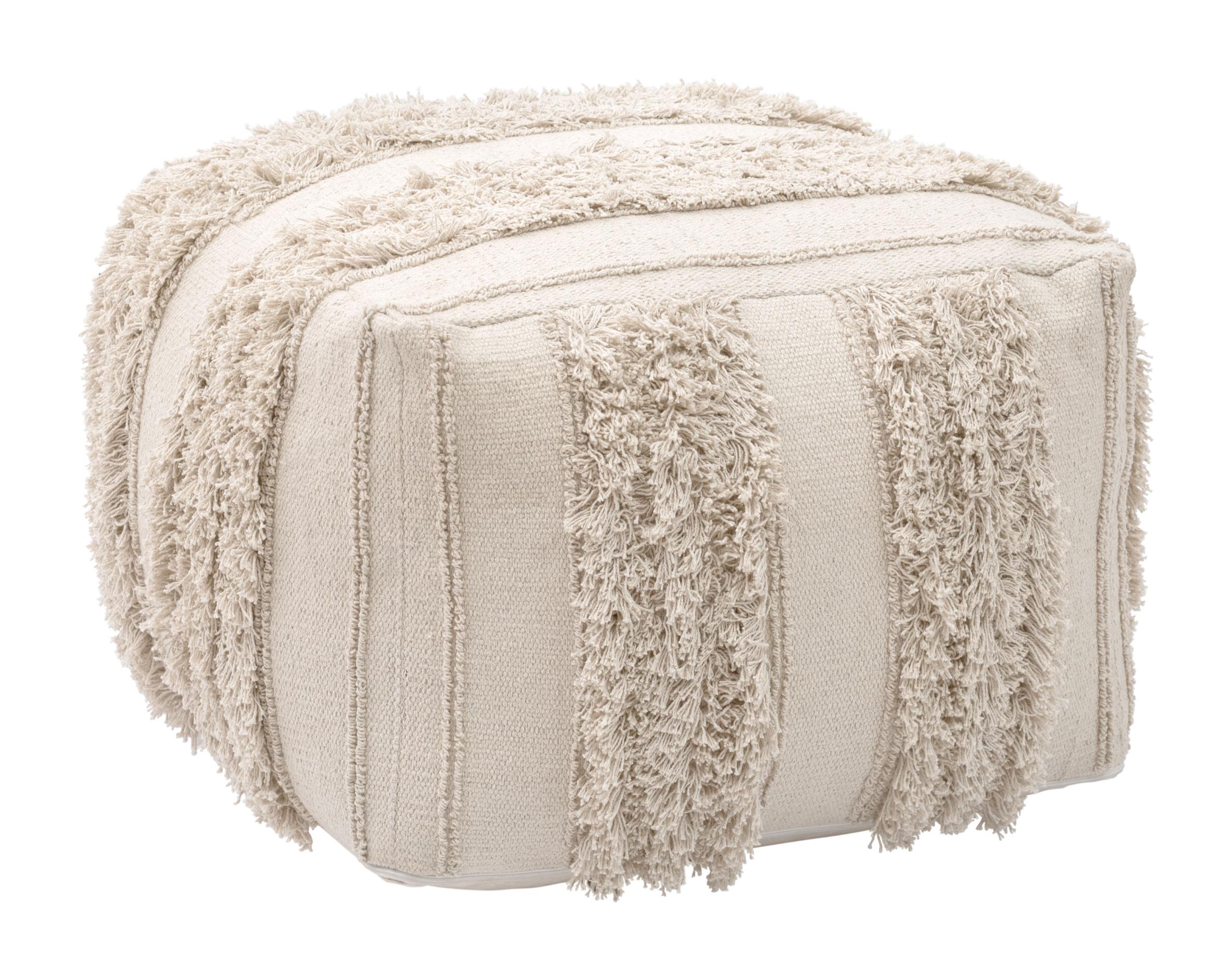 Zuo Modern Peru Ottoman in Beige