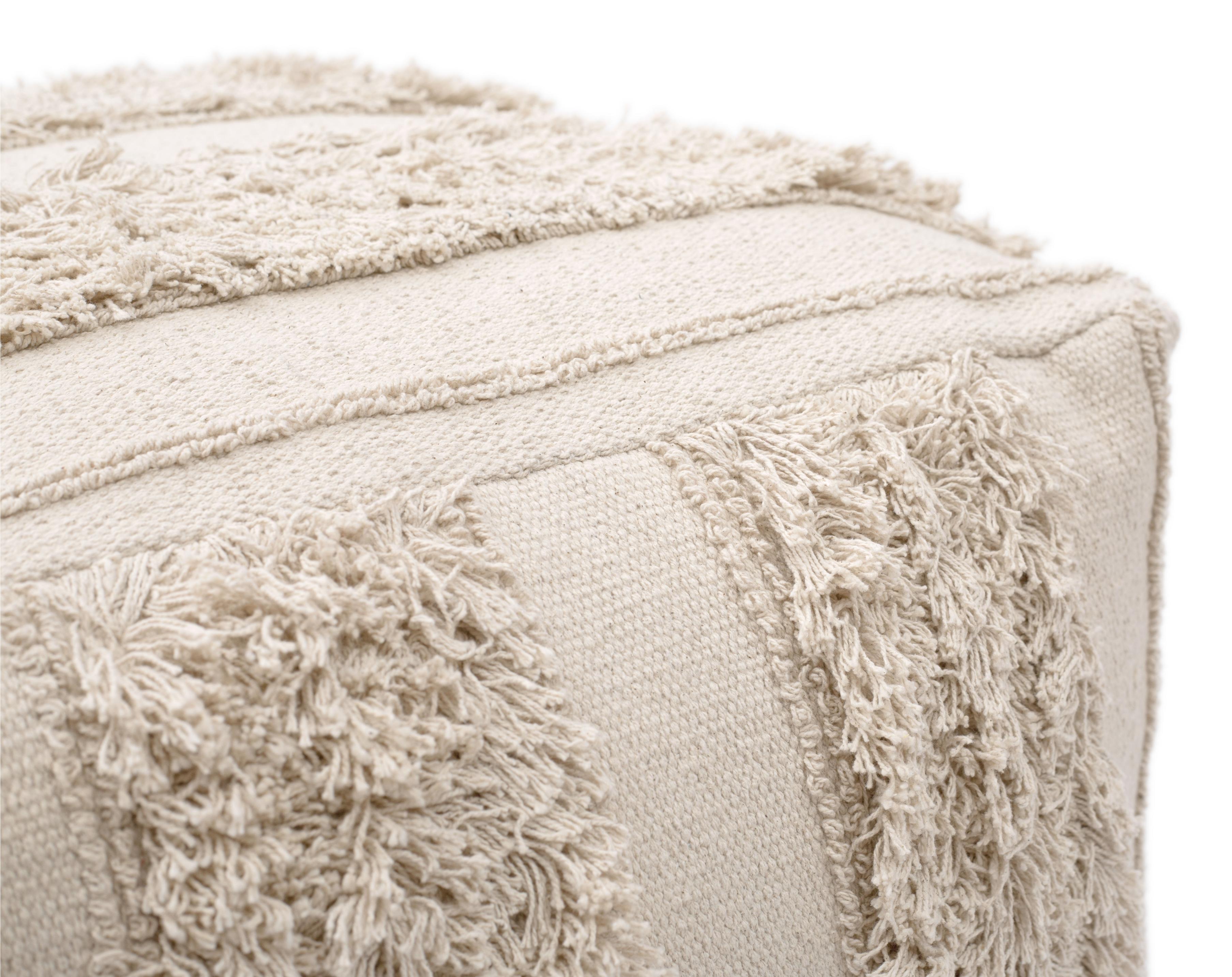 Zuo Modern Peru Ottoman in Beige