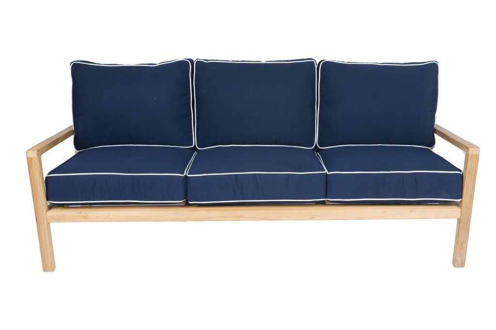 Royal Teak Coastal Wooden Sofa 3-Seater