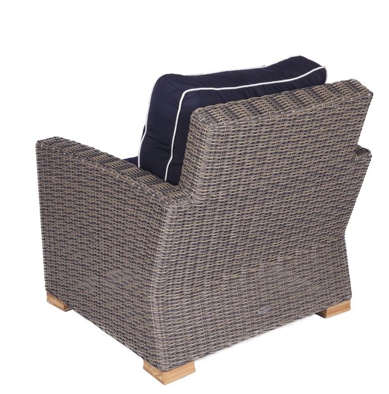 Royal Teak Sanibel Wicker Deep Seating Club Chair
