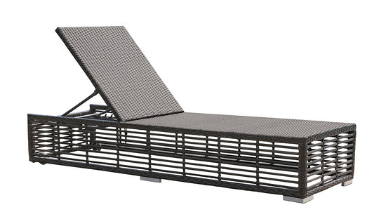 Panama Jack Outdoor Graphite Chaise Lounge with Wheels