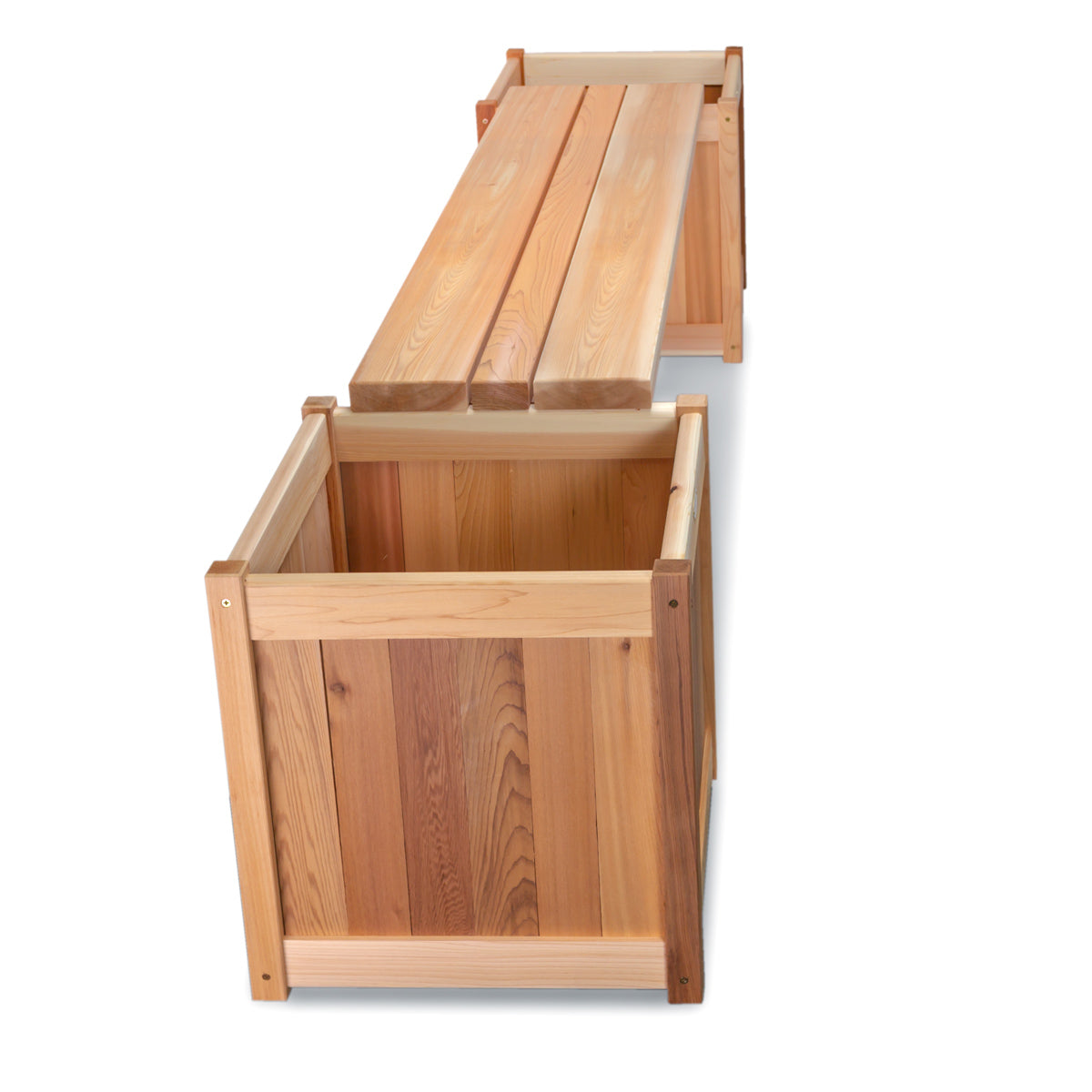 All Things Cedar 3/5-Piece Planter Bench Set