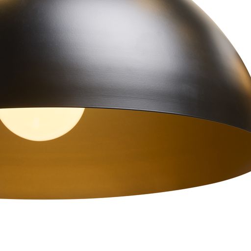 Sunpan Lohn Pendant Light Matte Black / Matte White
